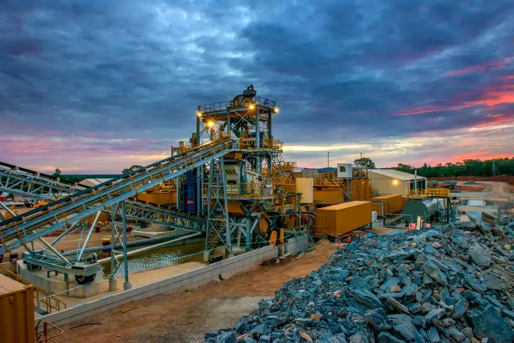 Industrial Processing Plant and Material Handling Infrastructure